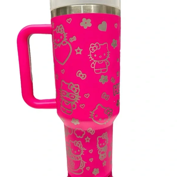 New 40oz Stanley with Hello Kitty Engraved - Picture 3 of 5
